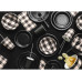 Partydeco Papierservietten Grill kariert 33 cm x 40 cm