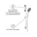 Wenko Brauseset Watersaving Chrom Wenko Brauseset Watersaving Chrom