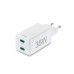 Hama Ladegerät Mini, 2x USB-C, PD/QC, 35W, 1 m, weiss Hama Ladegerät Mini, 2x USB-C, PD/QC, 35W, 1 m, weiss
