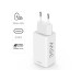 Hama Ladegerät Mini, 2x USB-C, PD/QC, 35W, 1 m, weiss Hama Ladegerät Mini, 2x USB-C, PD/QC, 35W, 1 m, weiss