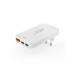 Hama Ladegerät 2x USB-C 1x USB-A flach PD 65 W weiss