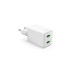 Hama Ladegerät Schnell GaN 2x USB-C PD 40 W weiss