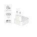 Hama Schnellladegerät GaN 2x USB-C PD 40 W Weiss