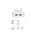 Hama Schnellladegerät GaN 2x USB-C PD 40 W Weiss