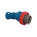 STEFFEN Palazzoli CEE Stecker 3LNPE 5P 400 V 32 A vernickelt