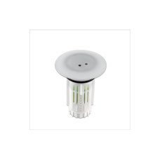 Abfluss-Fee LED-Abflussstopfen Weiss/Chrom mit Duftstein Abfluss-Fee LED-Abflussstopfen Weiss/Chrom mit Duftstein
