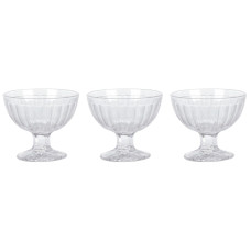 FURBER Dessert-Schale 3 Stück, Transparent FURBER Dessert-Schale 3 Stück, Transparent