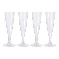 FURBER Einweg-Sektglas 4 Stück FURBER Einweg-Sektglas 4 Stück