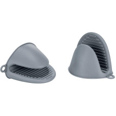 Wenko Silikon-Topfhandschuhe Emma mini, 2er-Set Grau