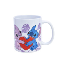 Stor Universaltasse Angel & Stitch 325 ml, Blau/Rot/Weiss/Lila Stor Universaltasse Angel & Stitch 325 ml, Blau/Rot/Weiss/Lila