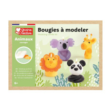 Graine Créative Graine Créative Modellierkerzen-Set Wildtiere Wildtiere