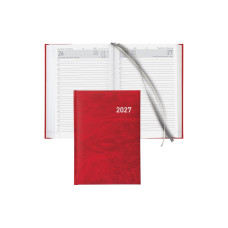 Biella Geschäftsagenda Executive Kunstleder rot 14.5 x 20.5 cm Biella Geschäftsagenda Executive Kunstleder rot 14.5 x 20.5 cm
