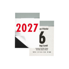 Biella Abreisskalender Tag Papier weiss matt 4 x 5.9 cm Biella Abreisskalender Tag Papier weiss matt 4 x 5.9 cm