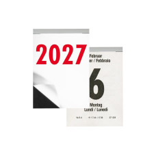 Biella Abreisskalender Tag 9.8 x 14.2 cm weiss Papier Biella Abreisskalender Tag 9.8 x 14.2 cm weiss Papier