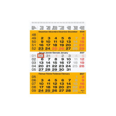 Biella 3-Monats-Kalender Papier 31 x 40 cm Mehrfarbig Biella 3-Monats-Kalender Papier 31 x 40 cm Mehrfarbig