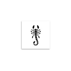 minink Tattoo Skorpion ausgefüllt Grösse: S (1.8 cm x 3.6 cm) minink Tattoo Skorpion ausgefüllt Grösse: S (1.8 cm x 3.6 cm)