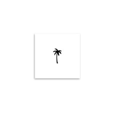 minink Tattoo Kleine ausgefüllte Palme Grösse: S (0.9 cm x 1.7 cm) minink Tattoo Kleine ausgefüllte Palme Grösse: S (0.9 cm x 1.7 cm)