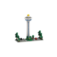 BRIXIES Bausteinmodell Changi Flughafenturm aus 240 Bausteinen BRIXIES Bausteinmodell Changi Flughafenturm aus 240 Bausteinen