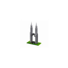 BRIXIES Bausteinmodell Petronas Towers aus 450 Bausteinen BRIXIES Bausteinmodell Petronas Towers aus 450 Bausteinen