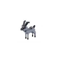 BRIXIES Bausteinmodell Steinbock aus 90 Bausteinen BRIXIES Bausteinmodell Steinbock aus 90 Bausteinen