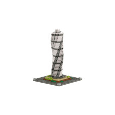 BRIXIES Bausteinmodell Turning Torso aus 652 Bausteinen BRIXIES Bausteinmodell Turning Torso aus 652 Bausteinen