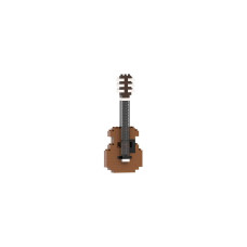 BRIXIES Bausteinmodell Gitarre aus 103 Bausteinen BRIXIES Bausteinmodell Gitarre aus 103 Bausteinen