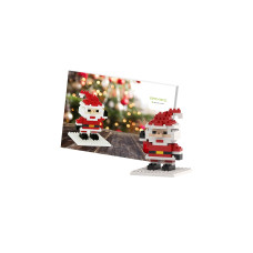 BRIXIES Bausteinmodell Weihnachtsmann aus 78 Bausteinen BRIXIES Bausteinmodell Weihnachtsmann aus 78 Bausteinen