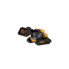 BRIXIES Bausteinmodell JCB Teleskid aus 112 Bausteinen BRIXIES Bausteinmodell JCB Teleskid aus 112 Bausteinen