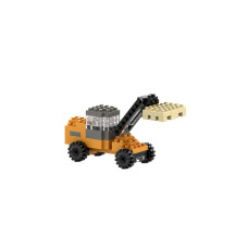 BRIXIES Bausteinmodell JCB Wheeled Loader aus 88 Bausteinen BRIXIES Bausteinmodell JCB Wheeled Loader aus 88 Bausteinen