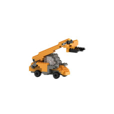 BRIXIES Bausteinmodell JCB Loadall aus 215 Bausteine BRIXIES Bausteinmodell JCB Loadall aus 215 Bausteine