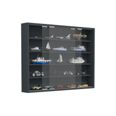 VCM Vitrine Agisa L 77 x 60 cm, Anthrazit VCM Vitrine Agisa L 77 x 60 cm, Anthrazit