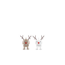 Hoptimist Aufsteller Bumble Rentier XS 2 Stück Beige/Weiss Hoptimist Aufsteller Bumble Rentier XS 2 Stück Beige/Weiss