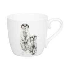 Könitz Kaffeebecher Erdmännchen 425 ml, 1 Stück, Weiss Könitz Kaffeebecher Erdmännchen 425 ml, 1 Stück, Weiss