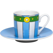Könitz Espressotasse Obelix Pants 85 ml, 1 Stück, Blau/Weiss Könitz Espressotasse Obelix Pants 85 ml, 1 Stück, Blau/Weiss