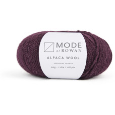 Mode at Rowan Wolle Alpaca Wool 50g, 116 m, Violett