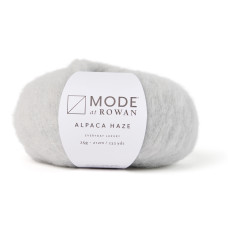 Mode at Rowan Wolle Alpaca Haze 25 g, 212 m, Weiss