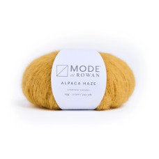 Mode at Rowan Wolle Alpace Haze 25 g, 212 m, Senfgeb