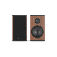Audizio Regallautsprecher Paar BS20-DW 50W, BT, Akku, Holz Braun Audizio Regallautsprecher Paar BS20-DW 50W, BT, Akku, Holz Braun