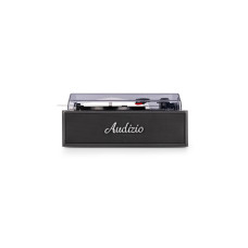 Audizio Plattenspieler mit Bluetooth Reno-BK Retro, Stereo Schwarz Audizio Plattenspieler mit Bluetooth Reno-BK Retro, Stereo Schwarz