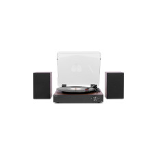 Audizio Plattenspieler mit Bluetooth RP325W mit Lautsprecher, Braun Audizio Plattenspieler mit Bluetooth RP325W mit Lautsprecher, Braun