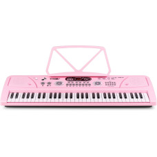 MAX Keyboard KD61P Kinderklavier Pink 61 Tasten LED-Display MAX Keyboard KD61P Kinderklavier Pink 61 Tasten LED-Display