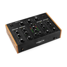 Vonyx VDJ270 4-Kanal Rotary DJ Mixer mit 3-Band Isolator Vonyx VDJ270 4-Kanal Rotary DJ Mixer mit 3-Band Isolator