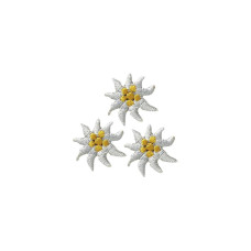 Mono-Quick Applikation Edelweiss 3 Stück | Mono-Quick 3 Stück
