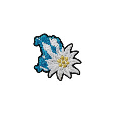 Mono-Quick Applikation Edelweiss mit Rauten | Mono-Quick 1 Stück
