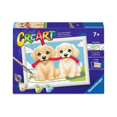 Ravensburger Malen nach Zahlen CreArt – Spielende Hunde Ravensburger Malen nach Zahlen CreArt – Spielende Hunde