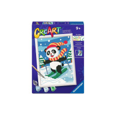 Ravensburger Malen nach Zahlen CreArt – Skiing Panda Ravensburger Malen nach Zahlen CreArt – Skiing Panda