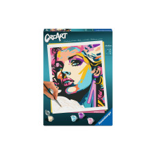 Ravensburger Malen nach Zahlen CreArt, Adults Trend – Farbenfrohe Frau Ravensburger Malen nach Zahlen CreArt, Adults Trend – Farbenfrohe Frau