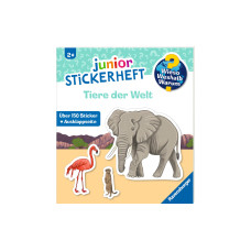 Ravensburger Wieso? Weshalb? Warum? junior Stickerheft – Tiere der Welt Ravensburger Wieso? Weshalb? Warum? junior Stickerheft – Tiere der Welt