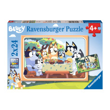 Ravensburger Puzzle Bluey 2 x 24 Teile Ravensburger Puzzle Bluey 2 x 24 Teile