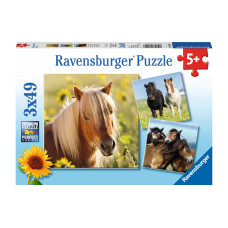 Ravensburger Puzzle Liebe Pferde 3 x 49 Teile Ravensburger Puzzle Liebe Pferde 3 x 49 Teile